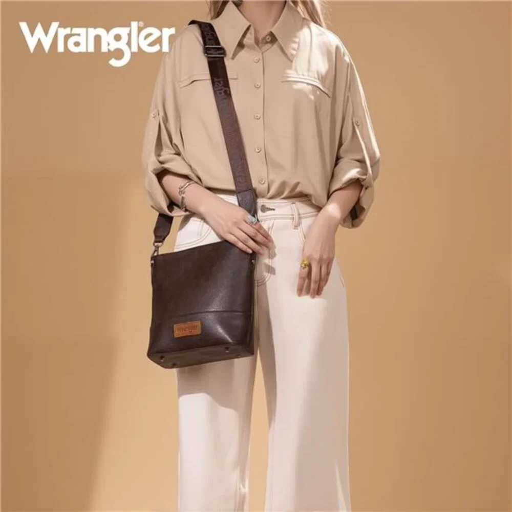 Wrangler Crossbody Purses for Women Two Tone Crossbody Bags Women Purses and - Picture 2 of 7